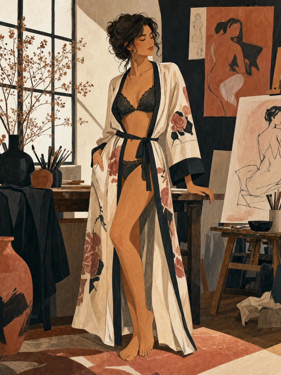 Atelier in Warm Light