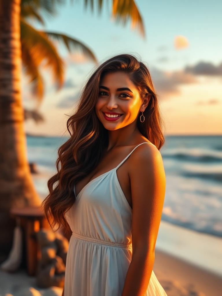 Owned AI girlfriend still image selected for video maker workflow